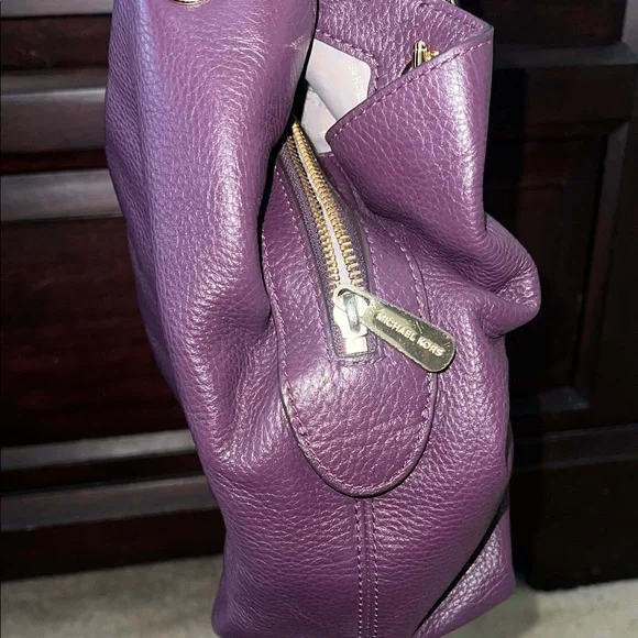 Michael Kors Dark Purple Shoulder Bag - Picture 6 of 8